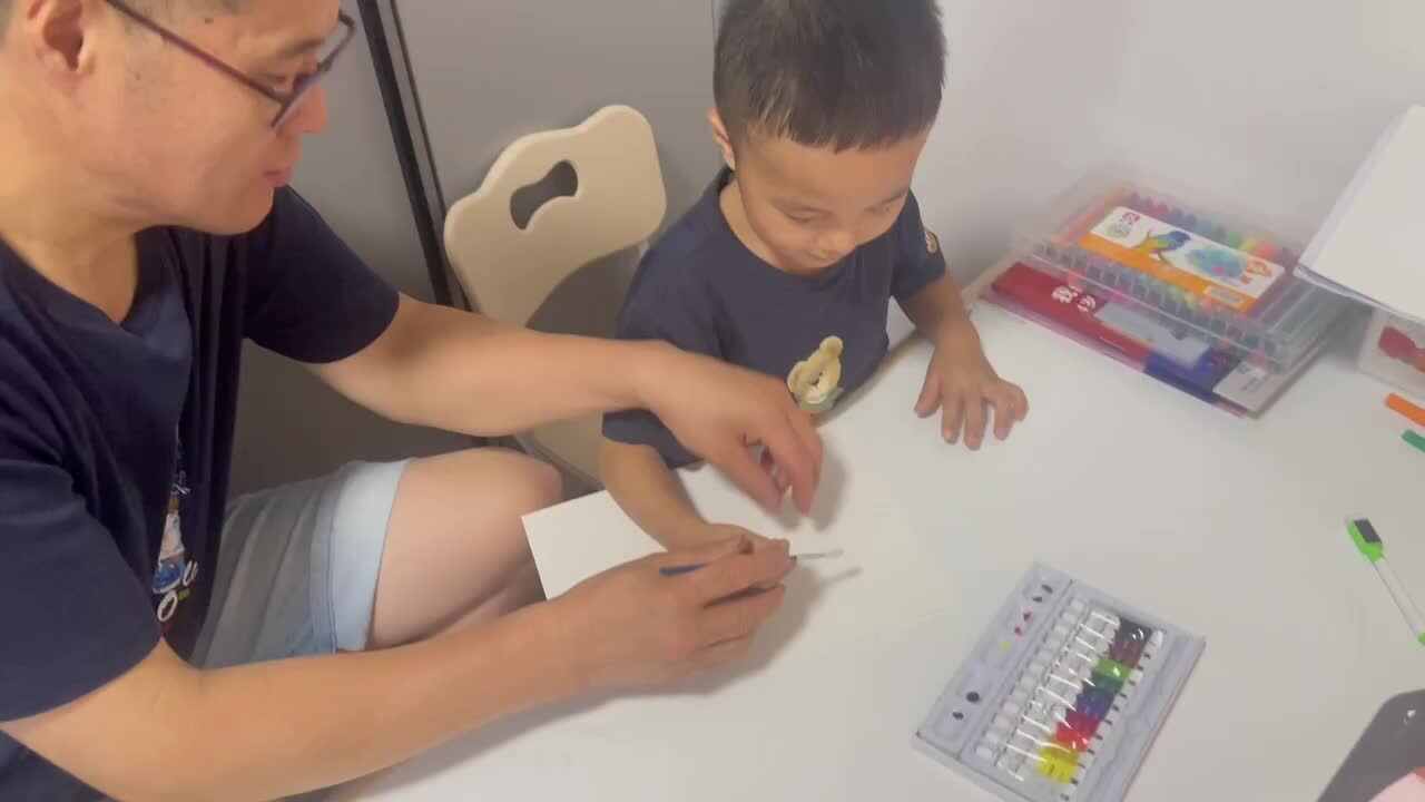 跟视频学画毛毛虫