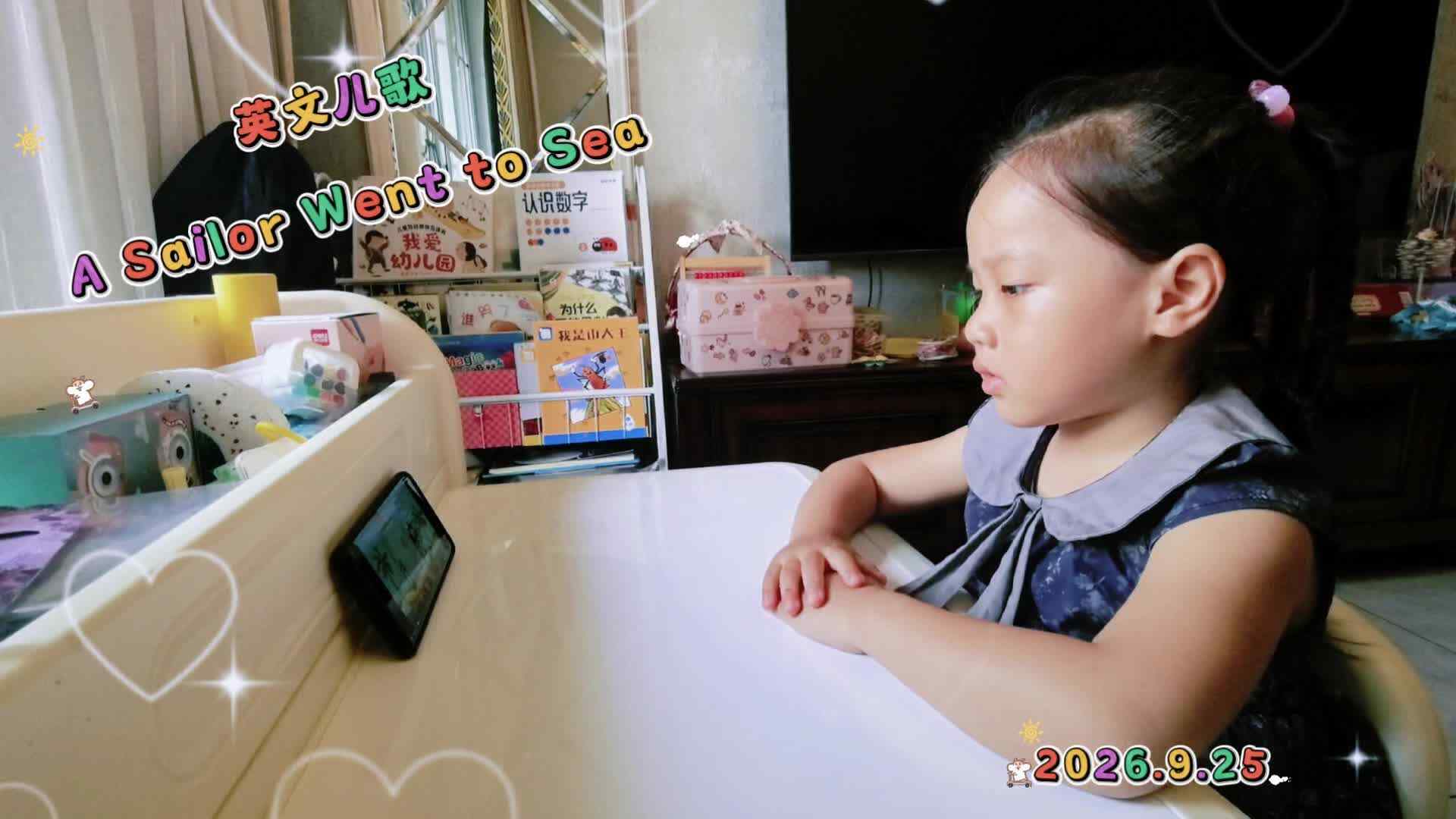 英文儿歌《⁣A Sailor Went to Sea》